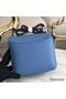 Hermes 2002 20cm Bag In Blue Paradise Evercolor Calfskin Replica
