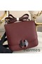 Hermes 2002 20cm Bag In Bordeaux Evercolor Calfskin Replica
