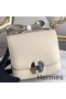 Hermes 2002 20cm Bag In Craie Evercolor Calfskin Replica