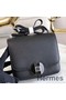 Hermes 2002 20cm Bag In Noir Evercolor Calfskin Replica