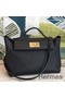 Hermes 24/24 29 Bag In Black Clemence Calfskin Replica