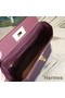 Hermes 24/24 29 Bag In Bordeaux Clemence Calfskin Replica