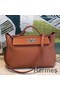 Hermes 24/24 29 Bag In Brown Clemence Calfskin Replica