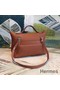 Hermes 24/24 29 Bag In Brown Clemence Calfskin Replica