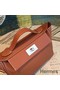 Hermes 24/24 29 Bag In Brown Clemence Calfskin Replica