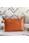 Hermes 24/24 29 Bag In Pink Clemence Calfskin Replica