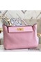 Hermes 24/24 29 Bag In Red Clemence Calfskin Replica