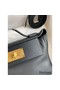 Hermes 24/24 Mini 21 Handmade Bag in Black Evercolor Leather Replica