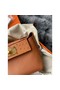 Hermes 24/24 Mini 21 Touch Bag in Gold Evercolor and Ostrich Leather Replica