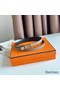 Hermes Ancre Reversible Belt 13MM in Grey Epsom Leather Replica