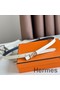 Hermes Ancre Reversible Belt 13MM in White Epsom Leather Replica