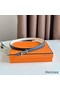 Hermes Ancre Reversible Belt 13MM in White Epsom Leather Replica