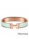Hermes Aqua Enamel Clic H PM Bracelet Replica