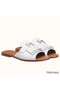 Hermes Auteuil Sandals In White Calfskin Replica