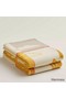 Hermes Avalon Epopee Blanket in Jaune Wool and Cashmere Replica