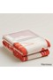 Hermes Avalon Epopee Blanket in Mandarine Wool and Cashmere Replica