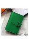 Hermes Bearn Mini Wallet In Bamboo Epsom Leather Replica