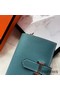 Hermes Bearn Mini Wallet In Blue Jean Epsom Leather Replica