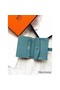 Hermes Bearn Mini Wallet In Blue Jean Epsom Leather Replica
