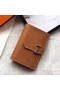 Hermes Bearn Mini Wallet In Gold Epsom Leather Replica