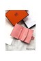 Hermes Bearn Mini Wallet In Rose Confetti Epsom Leather Replica