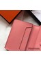 Hermes Bearn Mini Wallet In Rose Confetti Epsom Leather Replica