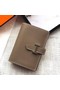 Hermes Bearn Mini Wallet In Taupe Epsom Leather Replica