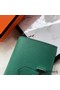 Hermes Bearn Mini Wallet In Vert Vertigo Epsom Leather Replica