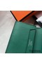 Hermes Bearn Mini Wallet In Vert Vertigo Epsom Leather Replica
