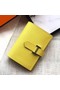Hermes Bearn Mini Wallet In Yellow Epsom Leather Replica