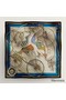 Hermes Beige/Blue Voitures en Equilibre Shawl 140 Replica