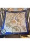 Hermes Beige/Blue Voitures en Equilibre Shawl 140 Replica