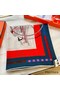 Hermes Beige/Marine Voitures en Equilibre Shawl 140 Replica