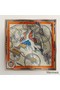 Hermes Beige/Orange Voitures en Equilibre Shawl 140 Replica