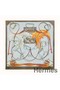 Hermes Beige Projets Carres Shawl 140 Replica