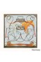 Hermes Beige Projets Carres Shawl 140 Replica