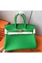 Hermes Birkin 25 Handmade Bag In Bambou Clemence Leather Replica