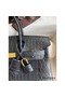 Hermes Birkin 25 Handmade Bag In Black Crocodile Niloticus Matte Skin Replica
