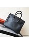 Hermes Birkin 25 Handmade Bag In Black Swift Leather Replica