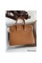 Hermes Birkin 25 Handmade Bag In Brown Clemence Leather Replica
