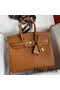 Hermes Birkin 25 Handmade Bag In Gold Epsom Calfskin Replica