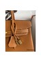 Hermes Birkin 25 Handmade Bag In Gold Epsom Calfskin Replica