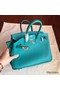 Hermes Birkin 25 Handmade Bag In Malachite Epsom Calfskin Replica