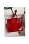 Hermes Birkin 25 Handmade Bag In Red Crocodile Porosus Shiny Skin Replica