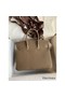 Hermes Birkin 25 Handmade Bag In Taupe Clemence Leather Replica