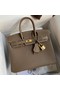 Hermes Birkin 25 Handmade Bag In Taupe Epsom Calfskin Replica