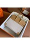 Hermes Birkin 25 Handmade Bag In Toile & Biscuit Swift Leather Replica