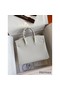 Hermes Birkin 25 Handmade Bag In White Epsom Calfskin Replica
