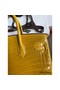 Hermes Birkin 25 Handmade Bag In Yellow Crocodile Niloticus Shiny Skin Replica