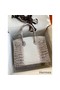 Hermes Birkin 25 Retourne Bag In Himalaya Niloticus Crocodile Skin Replica